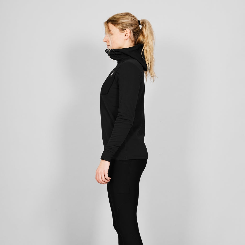 Combat Half Zip Fleece Hoodie - Damen