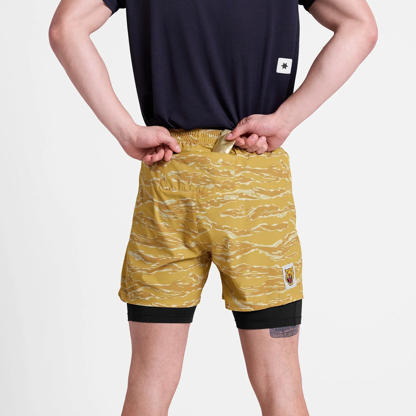 Tiger Pace 2 in 1 Shorts 5" - Unisex