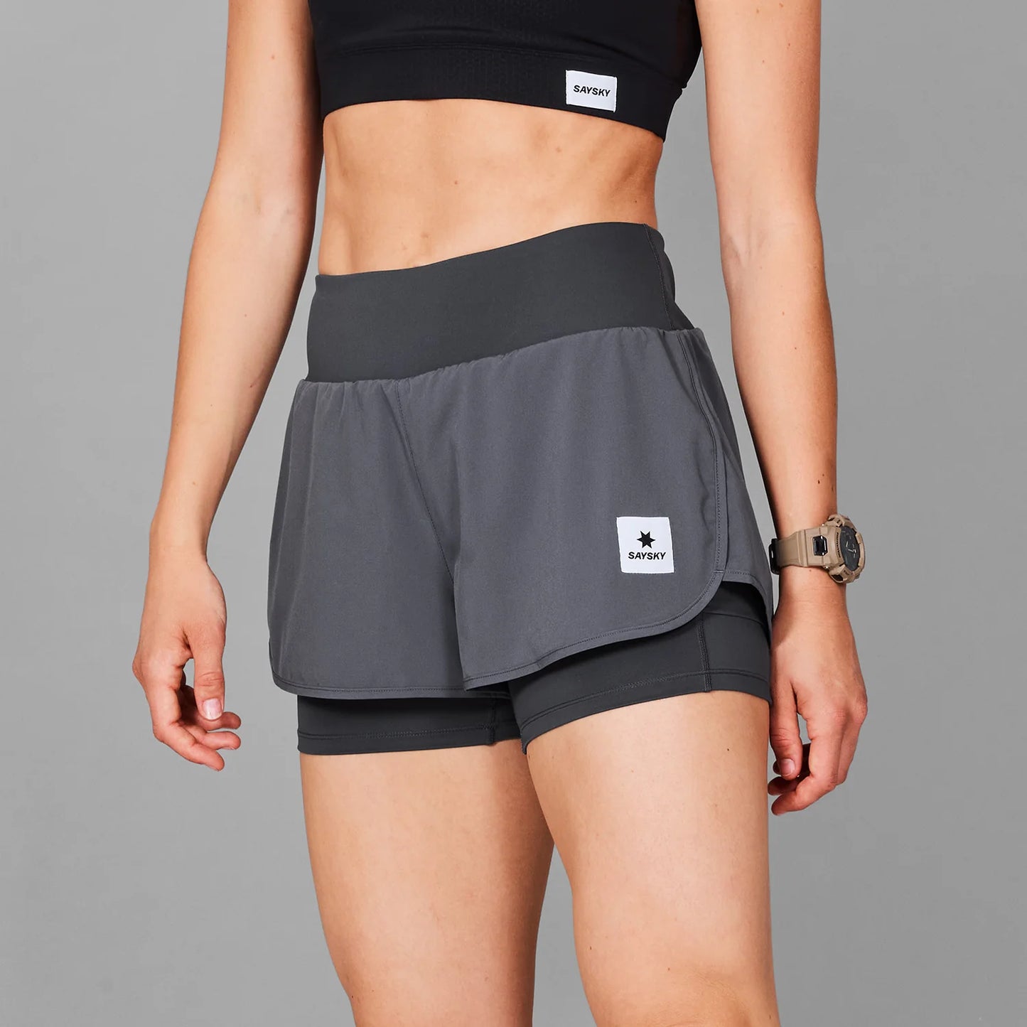 Pace 2 in 1 Shorts 3" - Damen
