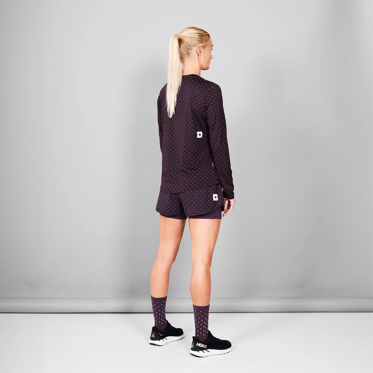 Reflective Polka Pace Longsleeve - Damen