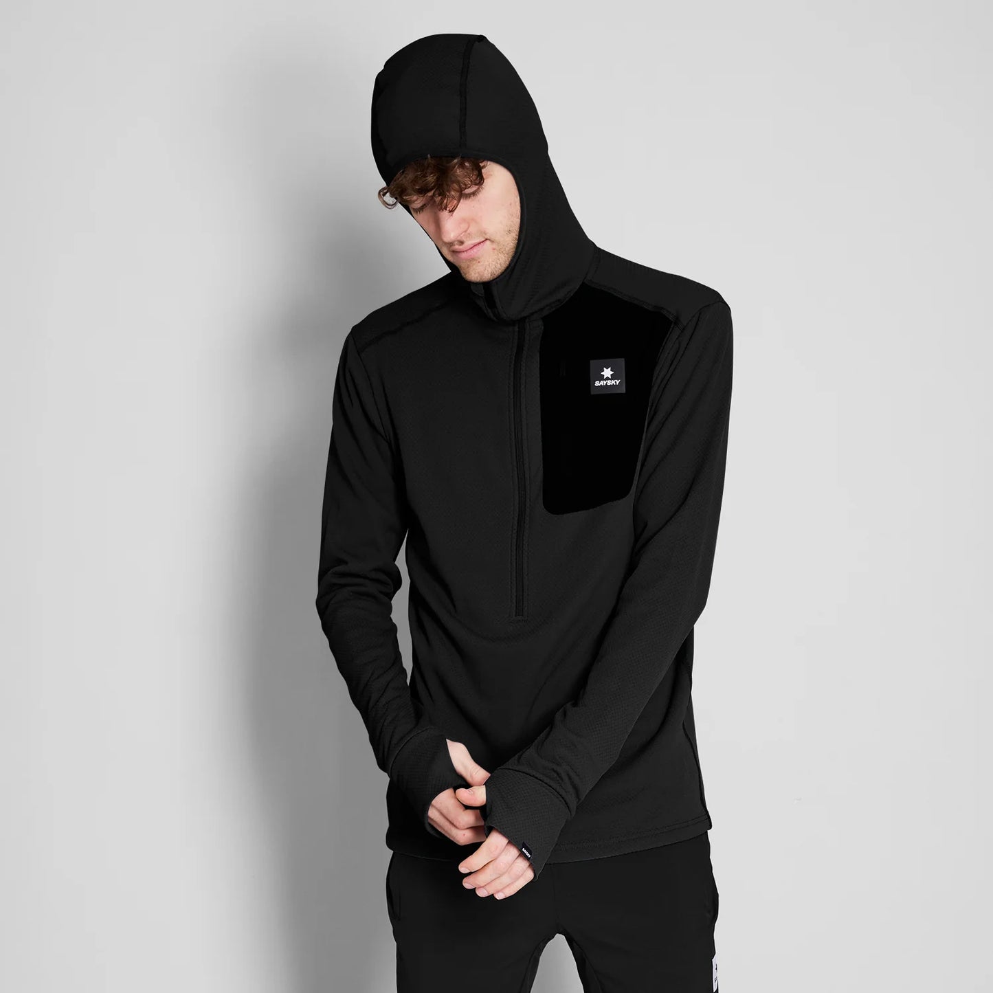 Combat Half Zip Fleece Hoodie - Herren