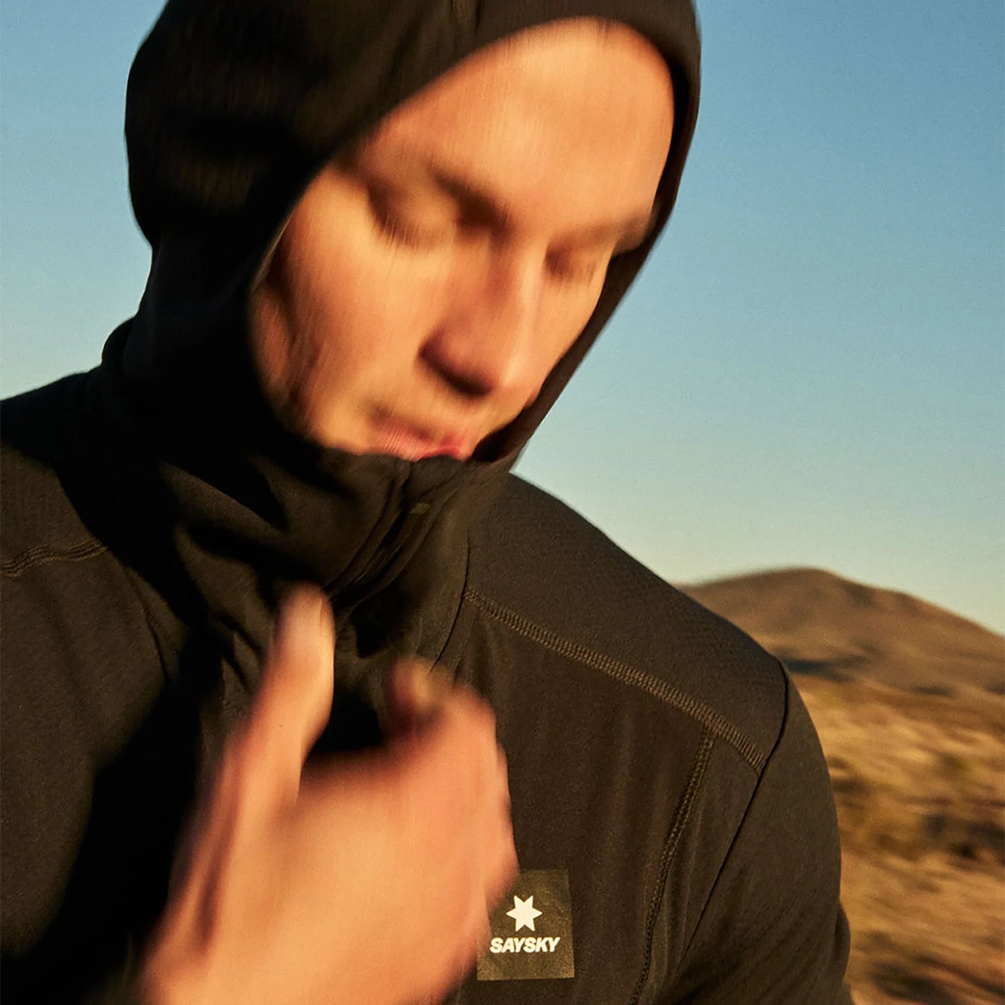 Combat Half Zip Fleece Hoodie - Herren