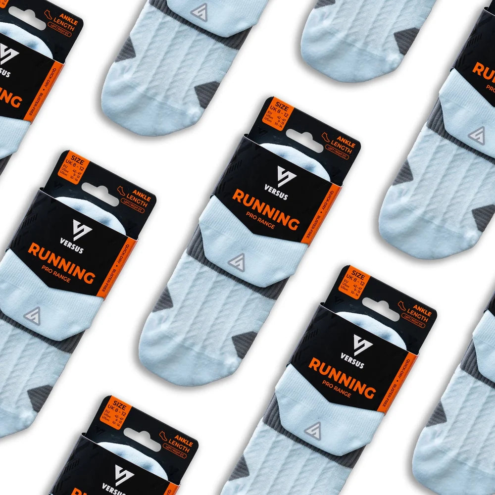 Running Pro Range Socken Ankle - Versus - Breeze Blue