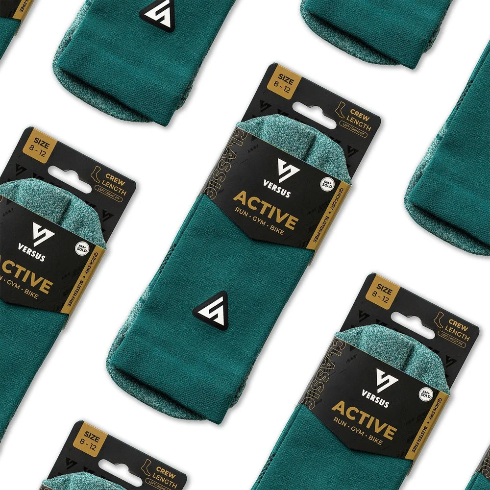 Active Crew Socken - Versus - Classic Teal