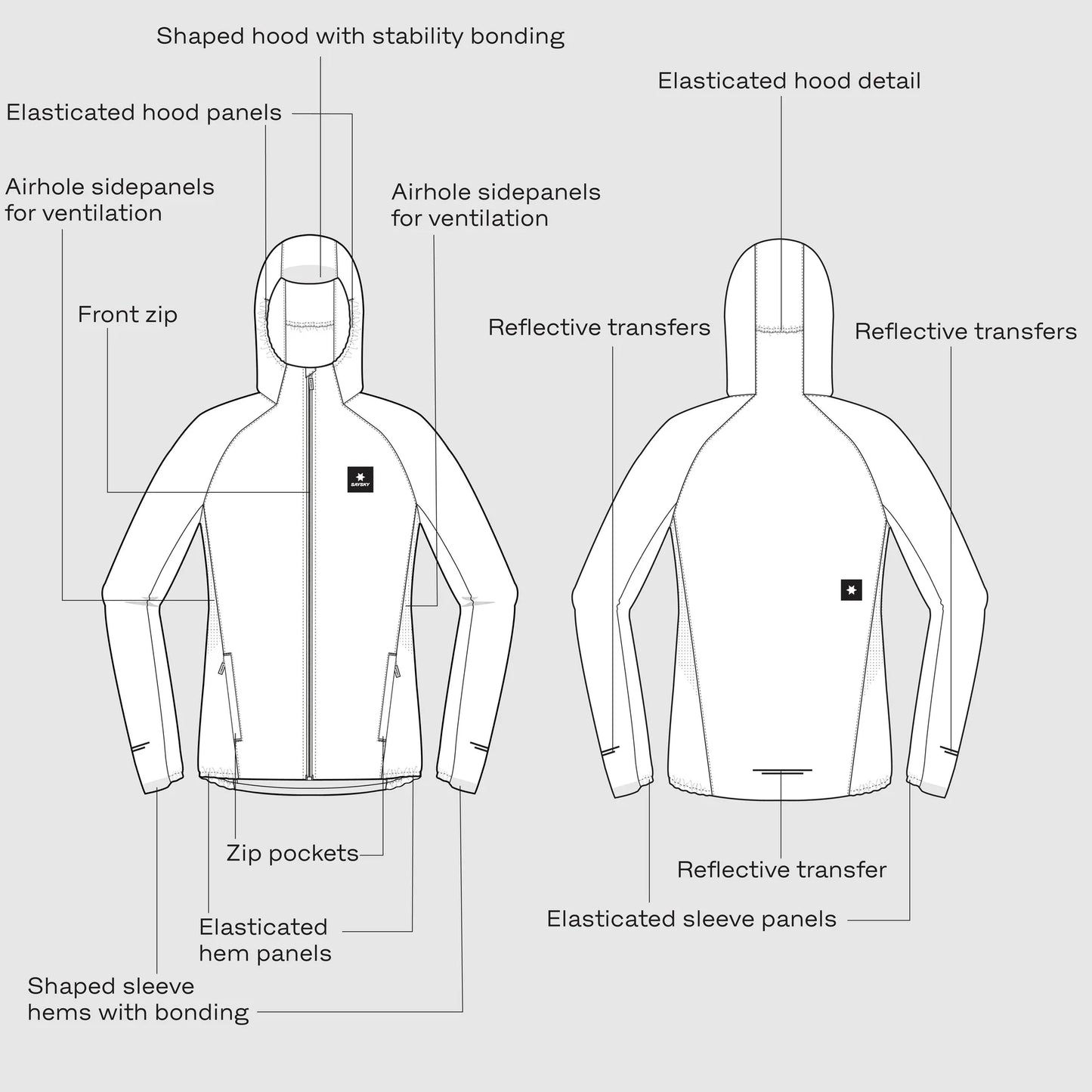 Clean Pace Hooded Jacket - Damen