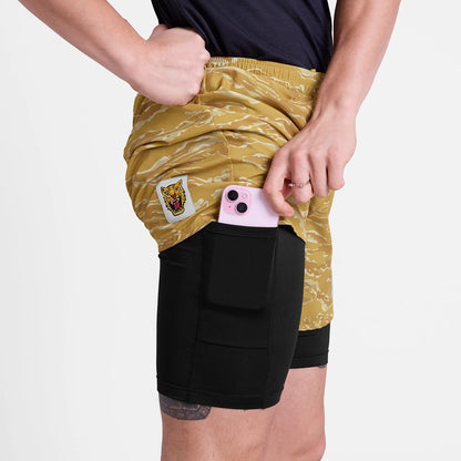 Tiger Pace 2 in 1 Shorts 5" - Unisex