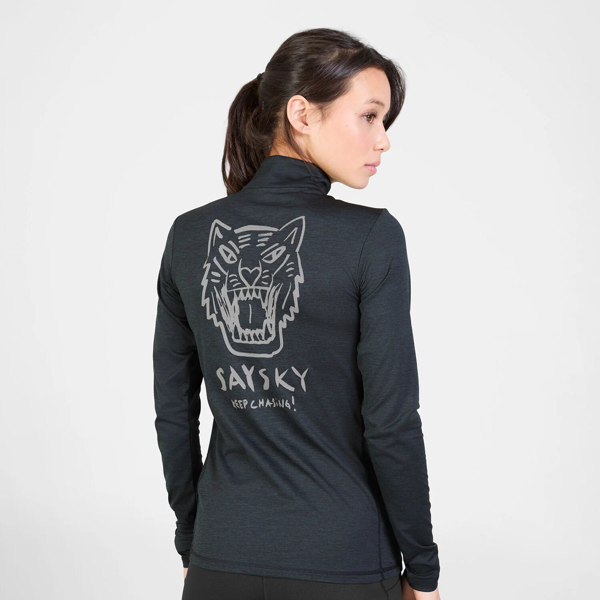 Tiger Pace Half Zip Long Sleeve - Damen