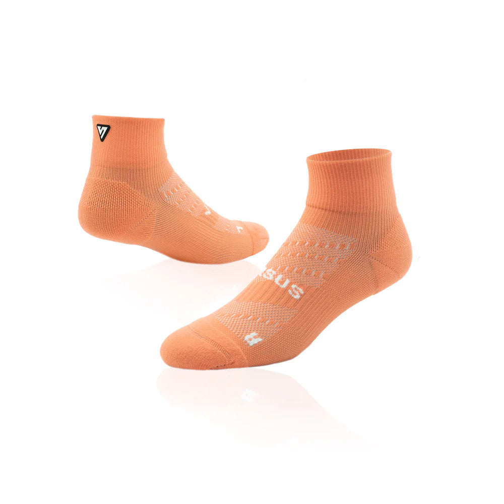 Running Pro Range Socken Quarter - Versus - Peachy