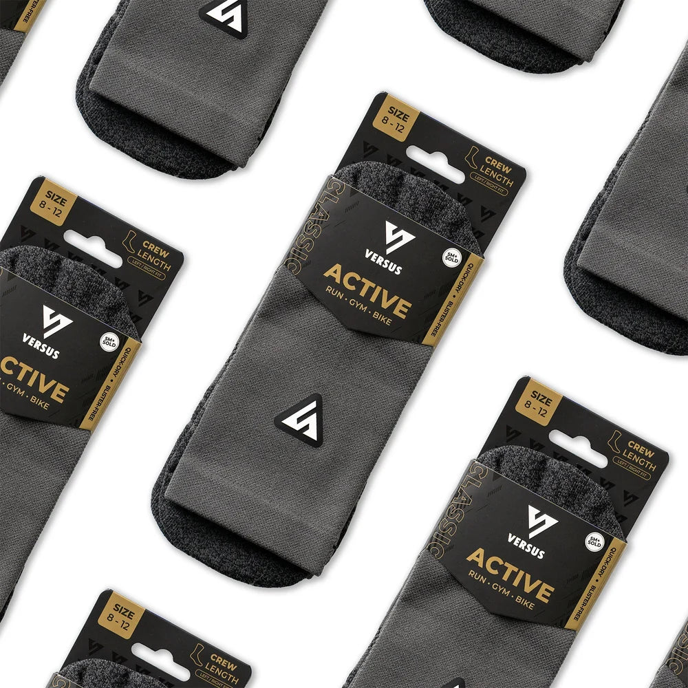 Active Crew Socken - Versus - Classic Charcoal