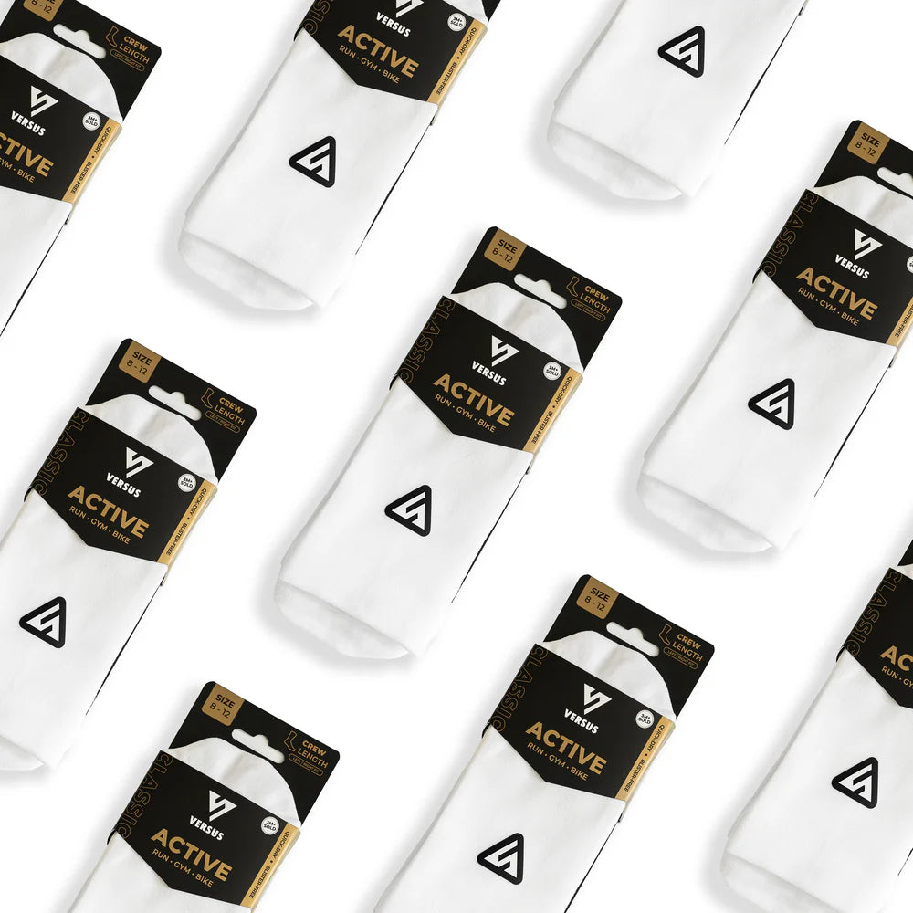 Active Crew Socken - Versus - Classic White