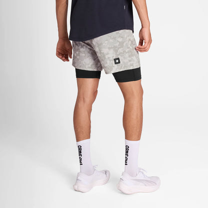 Camo Pace 2 in 1 Shorts 5'' - Herren