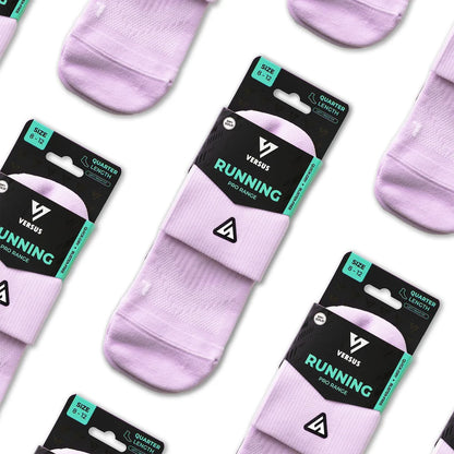 Running Pro Range Socken Quarter - Versus - Purple