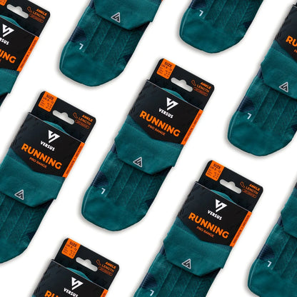 Running Pro Range Socken Ankle - Versus - Deep Teal