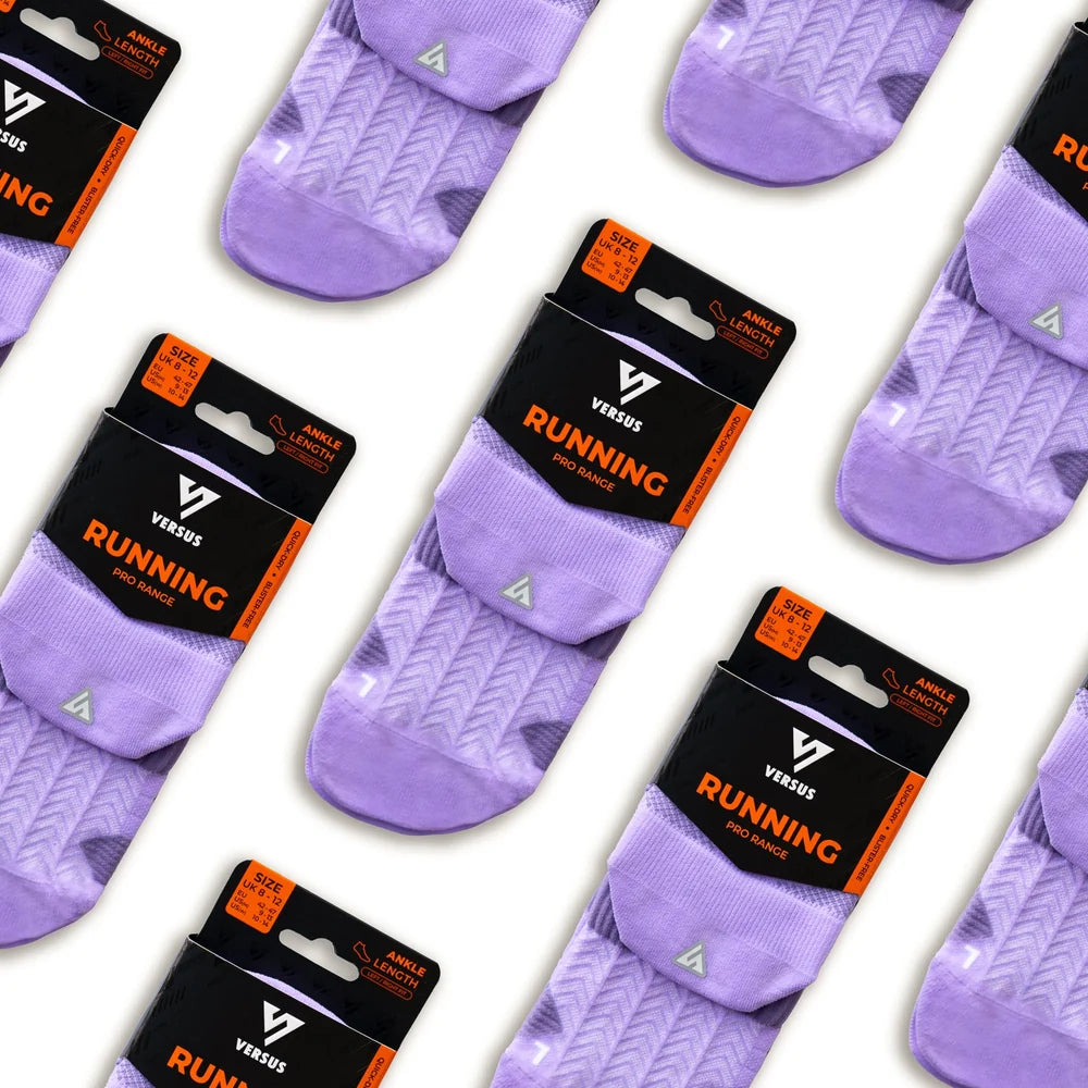 Running Pro Range Socken Ankle - Versus - Purple Bloom