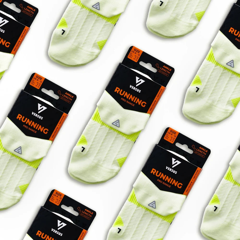 Running Pro Range Socken Ankle - Versus - Sunny Lime