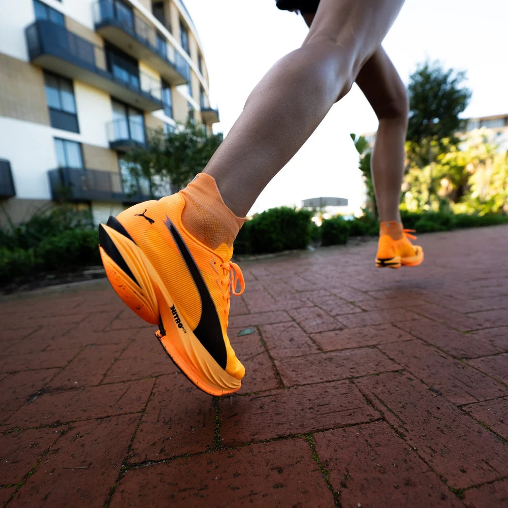Running Pro Range Socken Ankle - Versus - Tangerine Glow