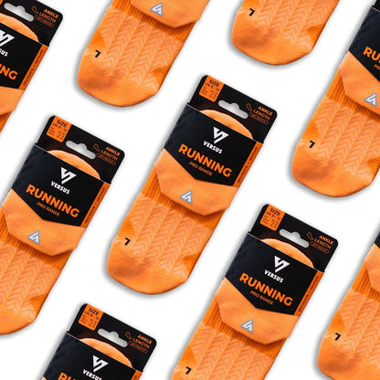 Running Pro Range Socken Ankle - Versus - Tangerine Glow