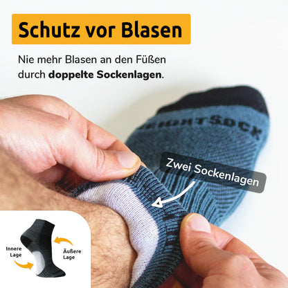 Stride Quarter Anti-Blasen-Socken - Unisex