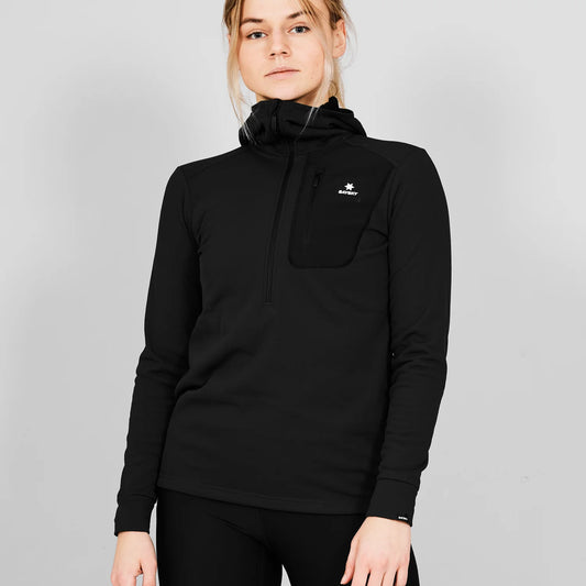 Combat Half Zip Fleece Hoodie - Damen