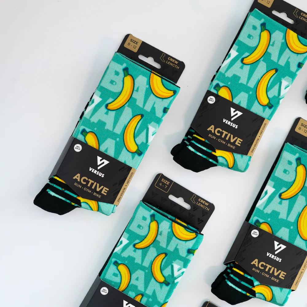 Active Crew Socken - Versus - Banana 2.0