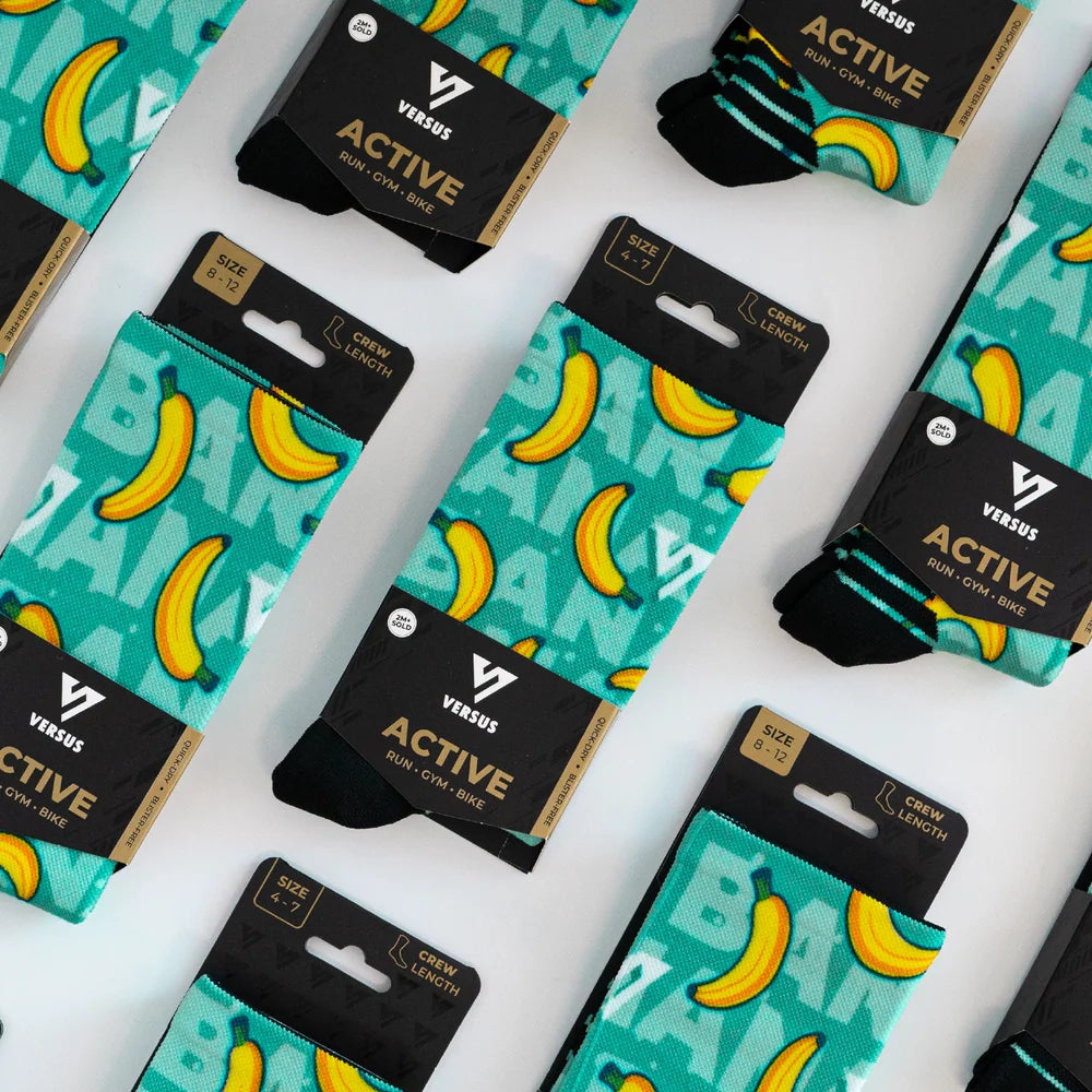 Active Crew Socken - Versus - Banana 2.0
