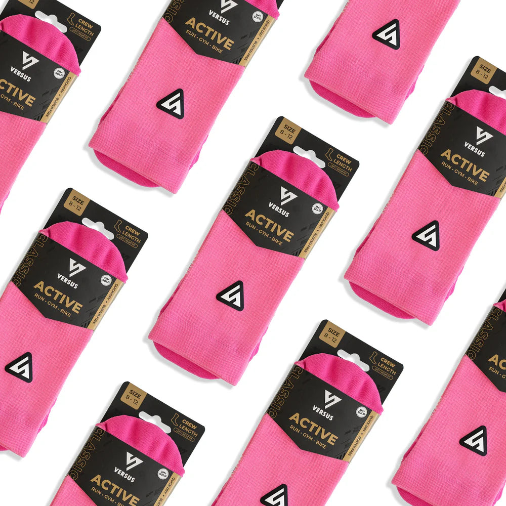 Active Crew Socken - Versus - Classic Pink