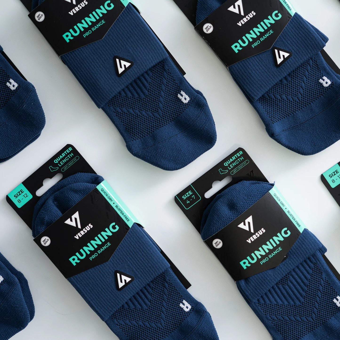 Running Pro Range Socken Quarter - Versus